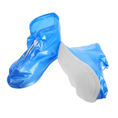 Ciieeo Wiederverwendbare Überschuhe Regenfest Schuhüberzieher mit Reißverschluss Schuhschutz für Erwachsene Leicht Faltbar Einfach Anzuziehen und Trockenhaltung von Ciieeo