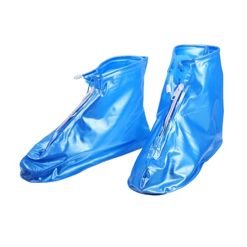 Ciieeo Wiederverwendbare wasserdichte Schuhüberzieher für Erwachsene Robust und Reißfest mit Reißverschluss Leicht Faltbar und Platzsparend Schutz für Sportschuhe Praktischer Regenschutz von Ciieeo