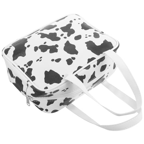 Ciieeo wasserdichte Kosmetiktasche mit Tragegriff Große Kapazität PU Tragbare Make Up Aufbewahrungstasche für Reisen und Geschäftsreisen Multifunktionale Kulturbeutel für Damen von Ciieeo