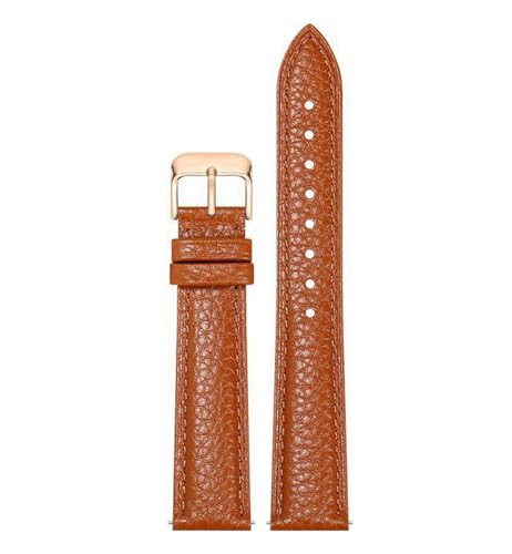 Cijinon Lederarmband für Uhren 10mm - 22mm, Farbe 17, 10mm von Cijinon