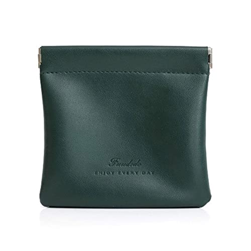 Niedliche Mini-Damenbinde-Tasche für Mädchen, Servietten, Tampons, Organizer, Geldbörse, L8I1, Make-up-Tasche, Kosmetiktasche, Karte, Münze, dunkelgrün, Free Size von Cikiki