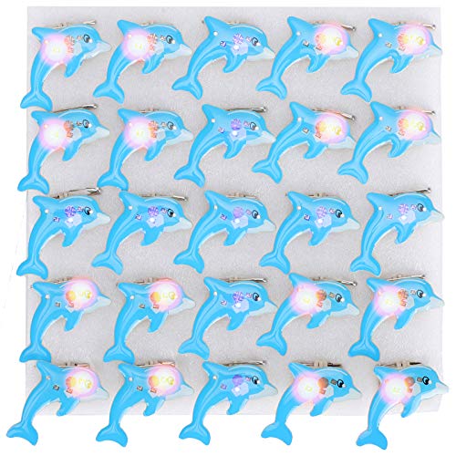 25 StückeLEDWeihnachtenBroscheDelphinAbzeichenShinePinHalloweenGeschenkeDekoration von Cikonielf