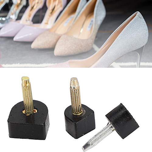 40 Stück High Heels Tipps Anti-Slip Stud Fersen Set Auto Reparatur Tipps Aufzug Stiletto für Damen Schuhe High Heels Pumps Ferse Tipps Schuhzubehör von Cikonielf