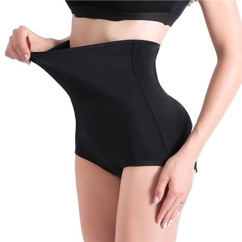 Cikoume Bauchweg Unterhose Damen, Shapewear Damen Bauchweg,Miederhose Hohe Taille Unterwäsche Bauchkontrolle Miederpant weicher und bequemer Body Shaper für Frauen (Schwarz) von Cikoume