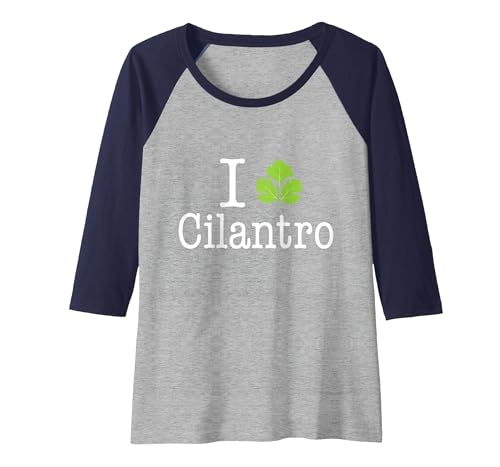 I Love Cilantro Raglan, Damen, Marineblau/Dunkelgrau Meliert, XXL I Love Cilantro Raglan, Damen, Marineblau/Dunkelgrau Meliert, XXL von Cilantro Gifts