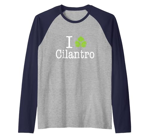 I Love Cilantro Raglan, Herren, Marineblau/Dunkelgrau Meliert, XXL I Love Cilantro Raglan, Herren, Marineblau/Dunkelgrau Meliert, XXL von Cilantro Gifts