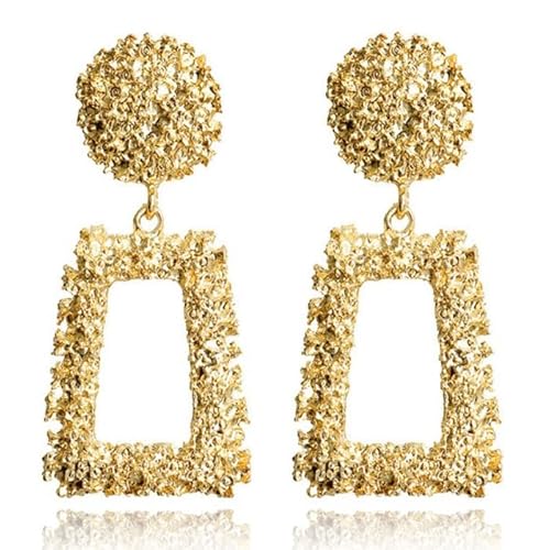 Cilla Chunky Geometrische Ohrringe - Gold von Cilla Jewels