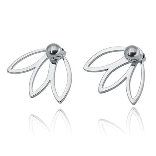 Cilla Jewels Blatt Ohrstecker Edelstahl Silber von Cilla Jewels