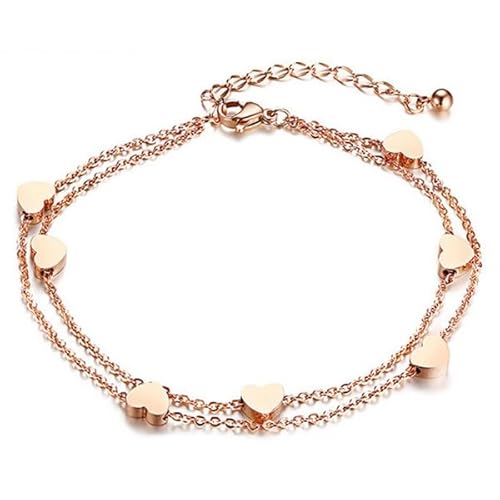 Cilla Jewels Damen Armband mit Herzen Rose von Cilla Jewels