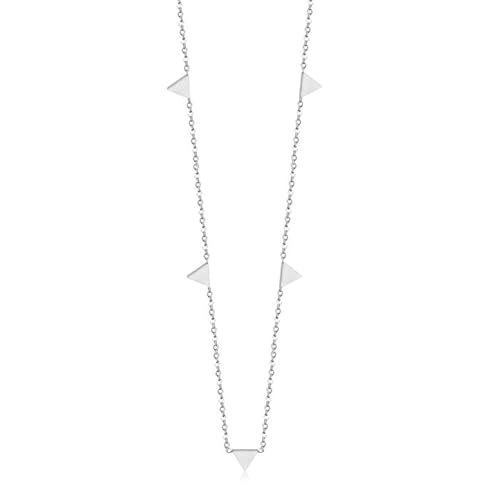 Cilla Jewels Damen Halskette Edelstahl Silber Dreieck von Cilla Jewels