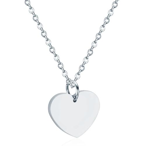 Cilla Jewels Damen Halskette Edelstahl Silber Herz von Cilla Jewels