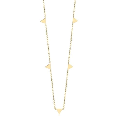 Cilla Jewels Damen Halskette Edelstahl Vergoldet Gold Dreieck von Cilla Jewels