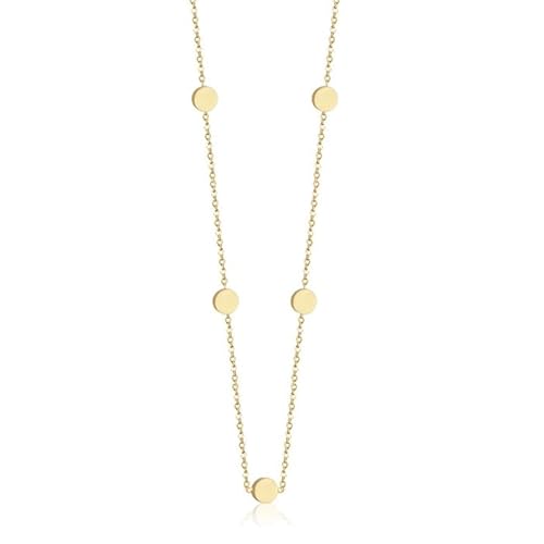 Cilla Jewels Damen Halskette Edelstahl Vergoldet Gold Münzen von Cilla Jewels