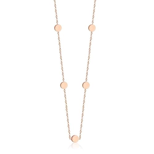 Cilla Jewels Damen Halskette Edelstahl Vergoldet Rose Münzen von Cilla Jewels