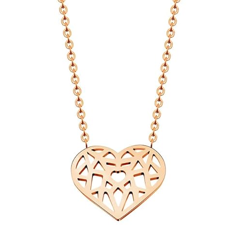 Cilla Jewels Damen Halskette Herz rosegold vergoldet von Cilla Jewels