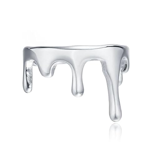 Cilla Jewels Damenring in geschmolzenem Silber Stil -17mm von Cilla Jewels