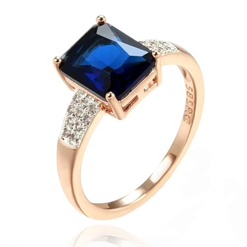 Cilla Jewels Damenring mit Big Blue Zirkonia-20mm von Cilla Jewels