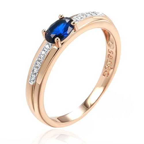 Cilla Jewels Damenring mit Blauem Zirkonia Stein-17mm von Cilla Jewels