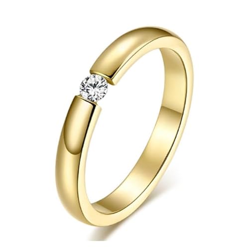 Cilla Jewels Edelstahl Ring Crystal Gold-16mm von Cilla Jewels