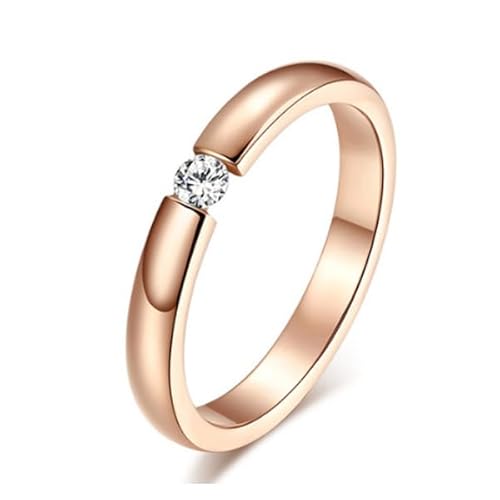 Cilla Jewels Edelstahl Ring Kristall Rose - 19mm von Cilla Jewels