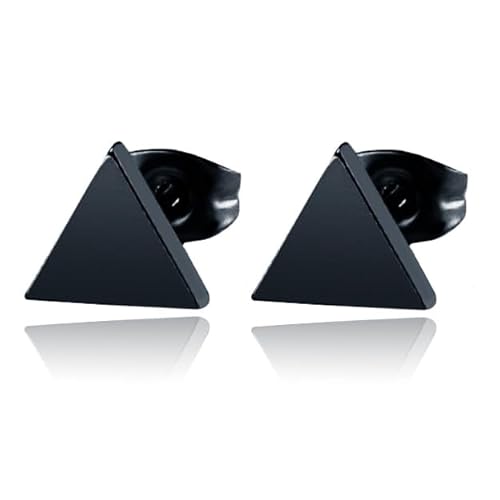 Cilla Jewels Ohrstecker Edelstahl Dreieck Schwarz von Cilla Jewels