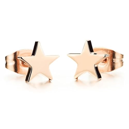Cilla Jewels Ohrstecker Edelstahl Roségold Stern von Cilla Jewels