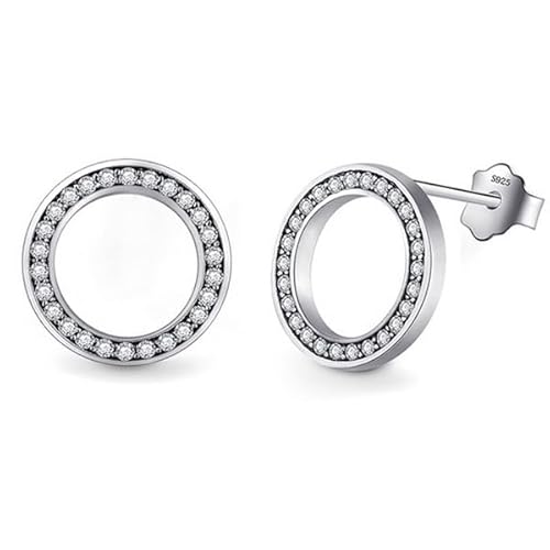 Cilla jewels Damen Ohrstecker 925 Silber Offener Kreis Silber von Cilla Jewels