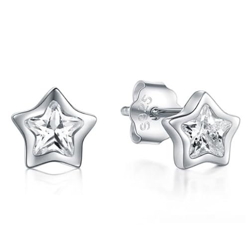 Cilla jewels Damen-Ohrstecker 925 Silber Zirkonia Sterne silber von Cilla Jewels