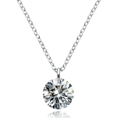 Damen Halskette Cilla Jewels Edelstahl Silber Zirkon von Cilla Jewels