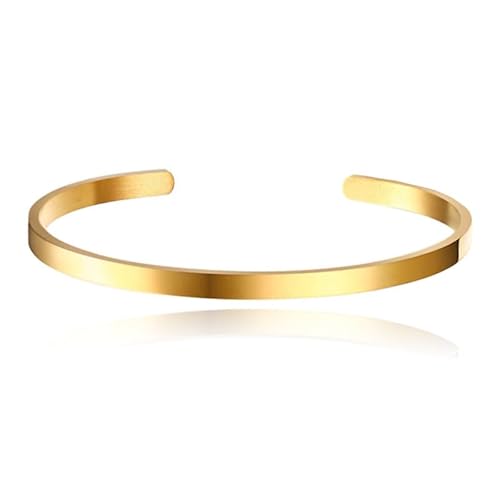 Goldfarbenes Damenarmband aus Edelstahl von Cilla Jewels
