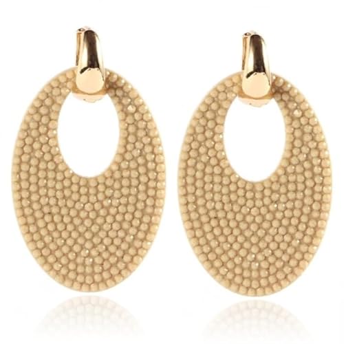 Oval Damen Ohrringe Cilla Jewels Champagner Gold von Cilla Jewels