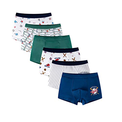 Cimary Jungen Boxershorts Unterhosen Baumwolle 6er-Pack von Cimary