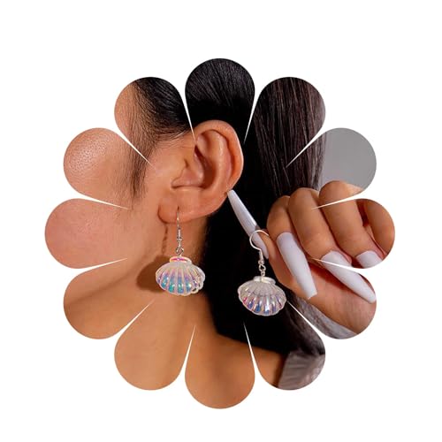 Cimenexe Böhmische Muschel Muschel Perle Baumeln Ohrringe Weiße Perle Jakobsmuschel Ohrringe Weiß Acryl Shell Haken Ohrringe Meer Strand Perle Muschel Ohrringe Schmuck Für Frauen Cimenexe Böhmische Muschel Muschel Perle Baumeln Ohrringe Weiße Perle Jakobsmuschel Ohrringe Weiß Acryl Shell Haken Ohrringe Meer Strand Perle Muschel Ohrringe Schmuck Für Frauen von Cimenexe