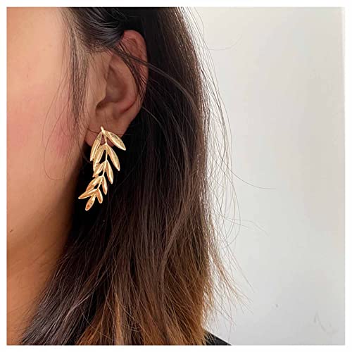 Cimenexe Bohème Blatt Ohrringe Blatt Ohrstecker Ohrringe Goldblatt Tropfen Ohrringe Personalisierte Botanischen Ohrringe Schmuck Für Frauen Und Mädchen von Cimenexe