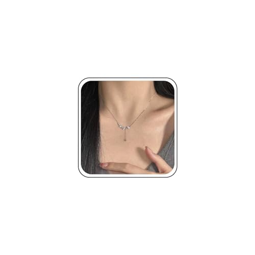 Cimenexe Bohème Kristall Blatt Choker Halskette Silber Cz Gepflastert Blatt Anhänger Halskette Kleines Blatt Y Tropfen Halskette Strass Blatt Kette Halskette Schmuck Für Frauen Und Mädchen Geschenke von Cimenexe