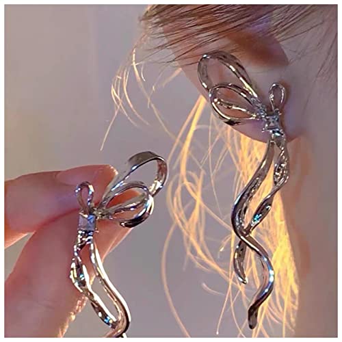 Cimenexe Bohemian Bowknot Ohrstecker Silberne Halbe Schmetterlingsohrringe Hohle Schmetterlingsohrringe Große Schmetterlingsflügel Ohrringe Schmuck Für Frauen Und Mädchen Geschenke von Cimenexe