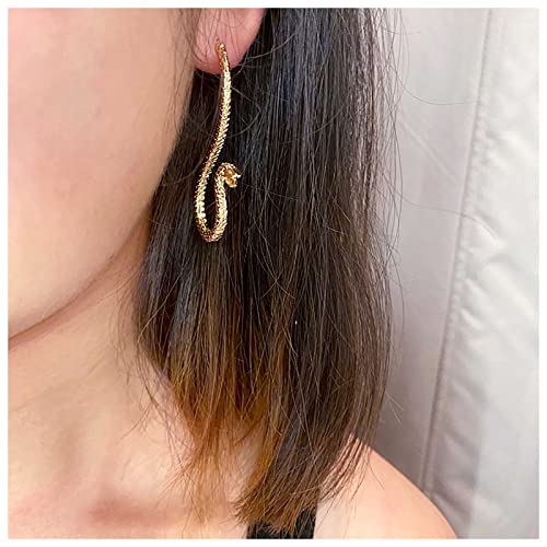 Cimenexe Punk Schlange Ohrringe Gold Schlange Ohrstecker Ohrringe Minimalistisch Schlange Schlange Tropfen Ohrringe Retro Schlange Tier Baumeln Ohrringe Schmuck Für Frauen Und Mädchen von Cimenexe