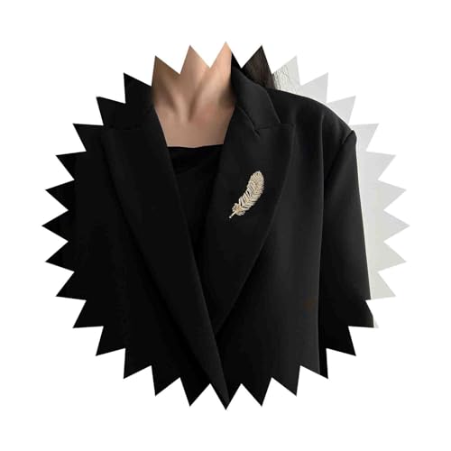 Cimenexe Vintage Kristall Feder Brosche Gold Cz Feder Brosche Pin Cz Gepflastert Feder Pin Brosche Strass Feder Brosche Pin Hochzeit Revers Pin Bankett Abzeichen Pins Schmuck Für Frauen von Cimenexe