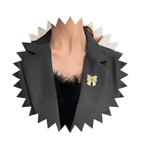 Cimenexe Vintage Perle Schleife Brosche Gold Perle Schleife Brosche Pin Perle Schleife Krawatte Pin Brosche Retro Perle Schleife Brosche Pin Hochzeit Revers Pin Bankett Abzeichen Pins Schmuck von Cimenexe