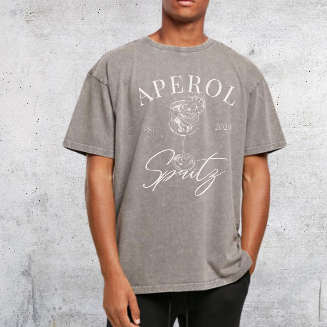 Aperol Spritz Is Always The Answer Retro Aesthetic Pocket Print Cocktail Shirt Y2K Holy Aperoli Vintage Alcohol Gift Aperitifo von CincerelyYoursShop