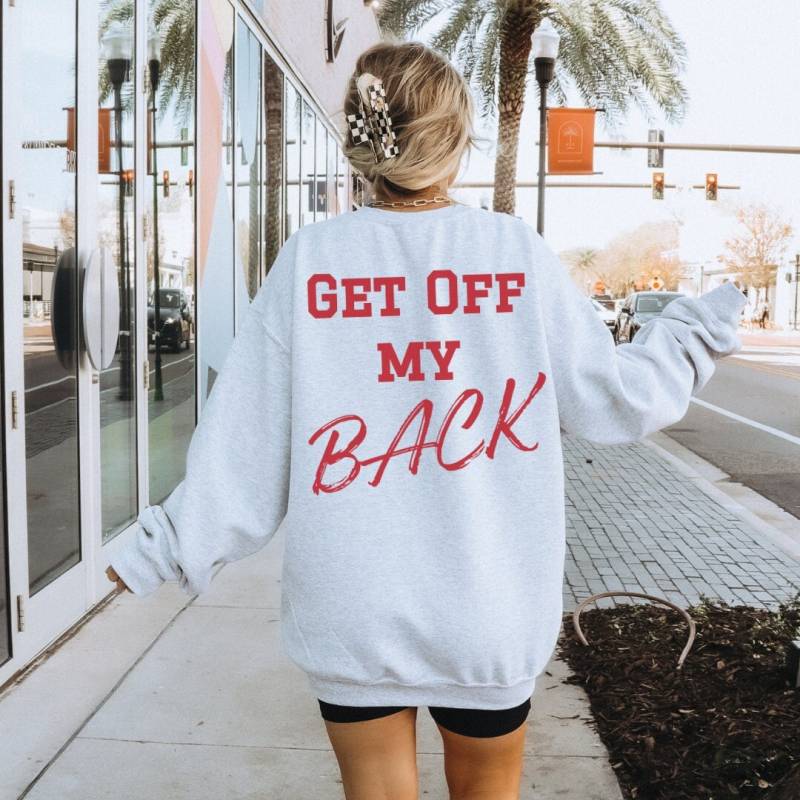 Get Off My Back Shirt Fitness Mother T-Shirt Workout Student Old School Tshirt Retro Gift For Gym Rat Quote Boss Babe Business Women von CincerelyYoursShop