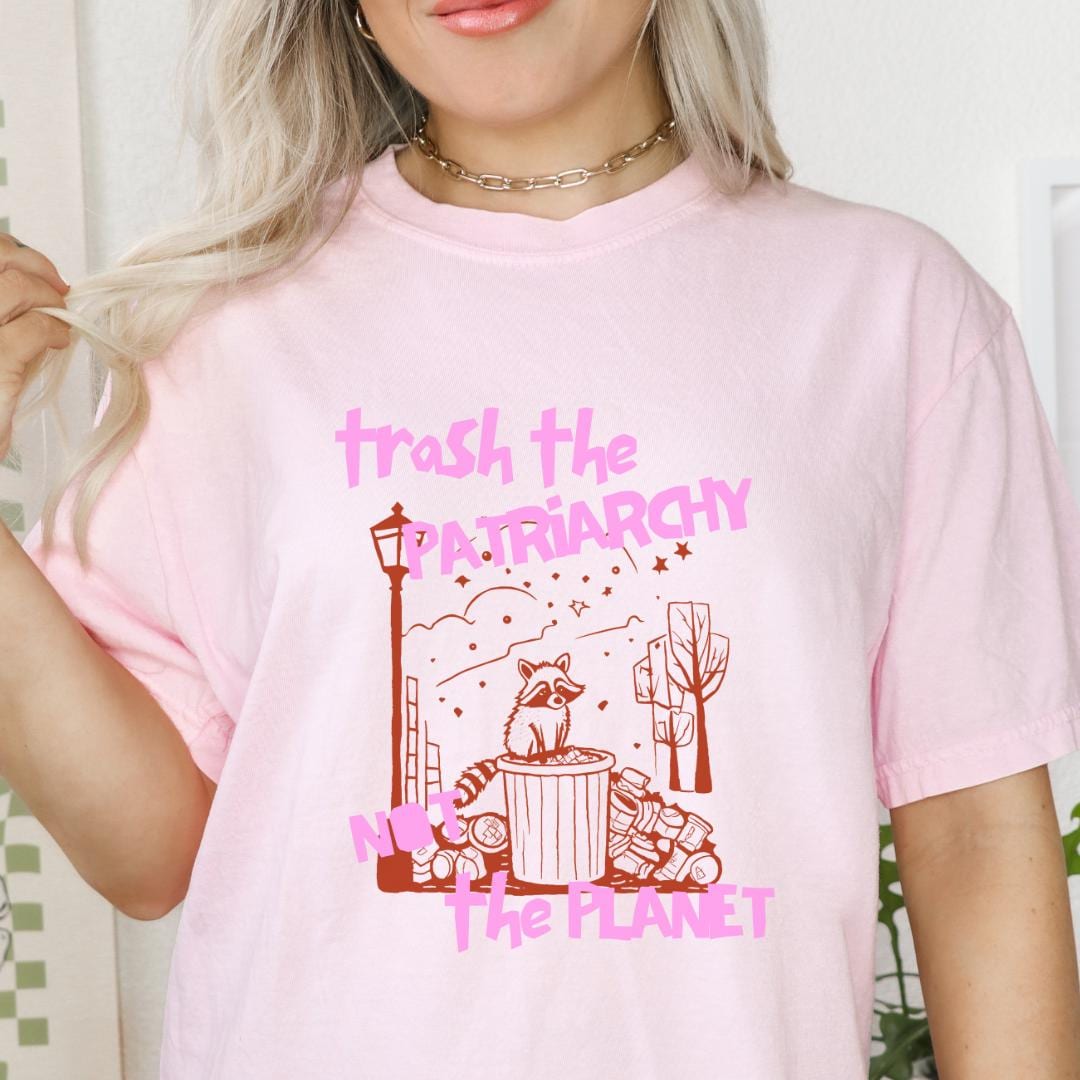 Trash The Patriarchy Not Planet Raccoon Retro Feminist Gift Feminism Sustainable Unisex Y2K No B Equality Female Empowerment Trash The Patriarchy Not Planet Raccoon Retro Feminist Gift Feminism Sustainable Unisex Y2K No B Equality Female Empowerment von CincerelyYoursShop
