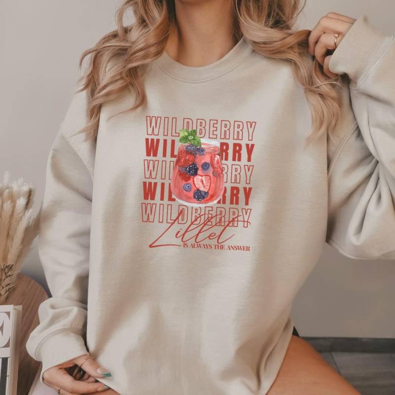 Wildberry Is Always The Answer Retro Party Sweatshirt Girls Trip Cocktail Lshirt Funny Mallorca Alcohol Gift Jga Best Friend von CincerelyYoursShop