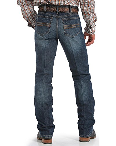 Cinch Silver Label Herren-Jeans, schmale Passform, Performance Dark Stonewash, 32W / 34L von Cinch