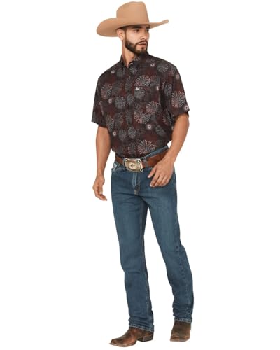 Cinch Men's Silver Label Slim Fit Jean, Medium Stone Wash, 32W x 32L von Cinch