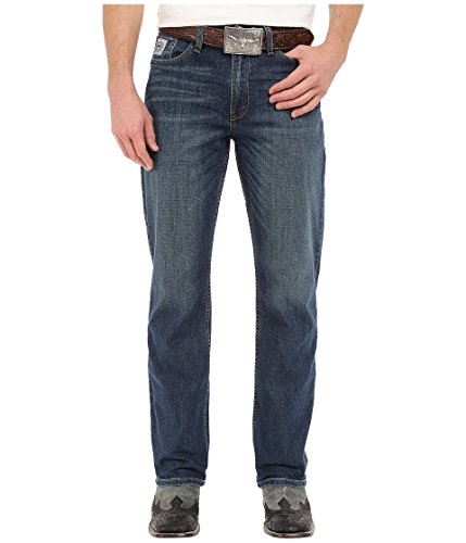 Cinch Silver Label Slim Fit Jeans für Herren, Performance Dark Stonewash, 34W / 34L von Cinch