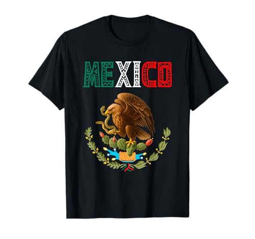 Mexikanischer Unabhängigkeitstag Mexiko Escudo Damen Herren Kinder T-Shirt Mexikanischer Unabhängigkeitstag Mexiko Escudo Damen Herren Kinder T-Shirt von Cinco De Mayo Tees Store