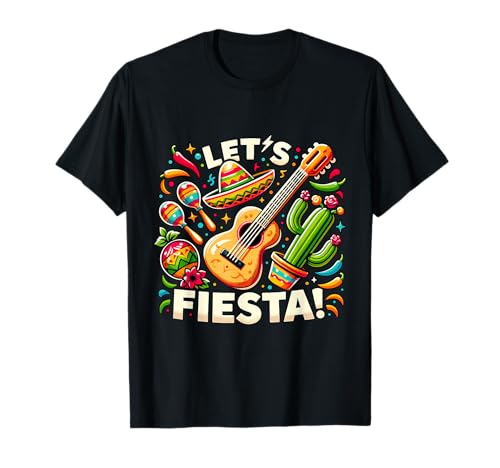 Cinco de Mayo let's fiesta mexikanische Fiesta Party Herren Damen T-Shirt Cinco de Mayo let's fiesta mexikanische Fiesta Party Herren Damen T-Shirt von Cinco de Mayo lets fiesta Mexican Fiesta Party Tee