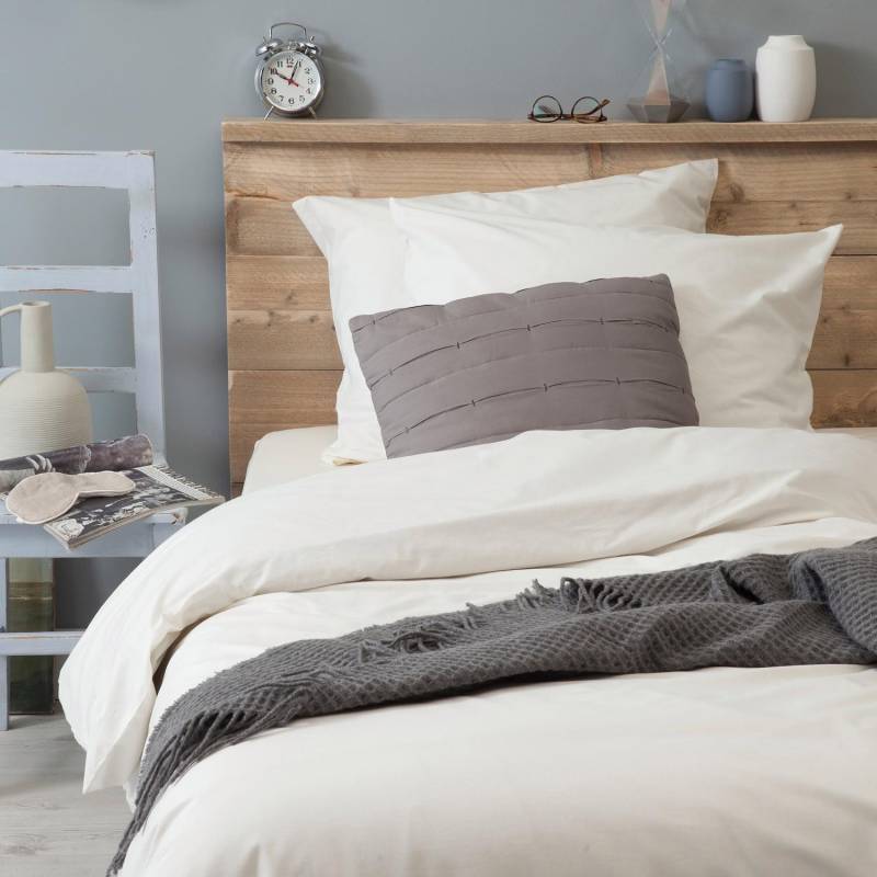 Cinderella Bettwäsche "Weekend in Gr. 135x200, 155x220 oder 200x200 cm" 2 Stk. tlg. Bettwäsche aus Baumwolle, Bettwäsche mit Reißverschluss von Cinderella