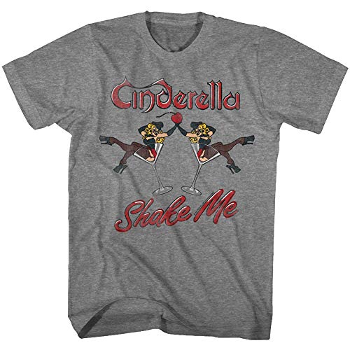 Cinderella - - Herren Shake Me Reflect T-Shirt, Medium, Graphite Heather von Cinderella